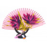 Abanico flores fucsia 47