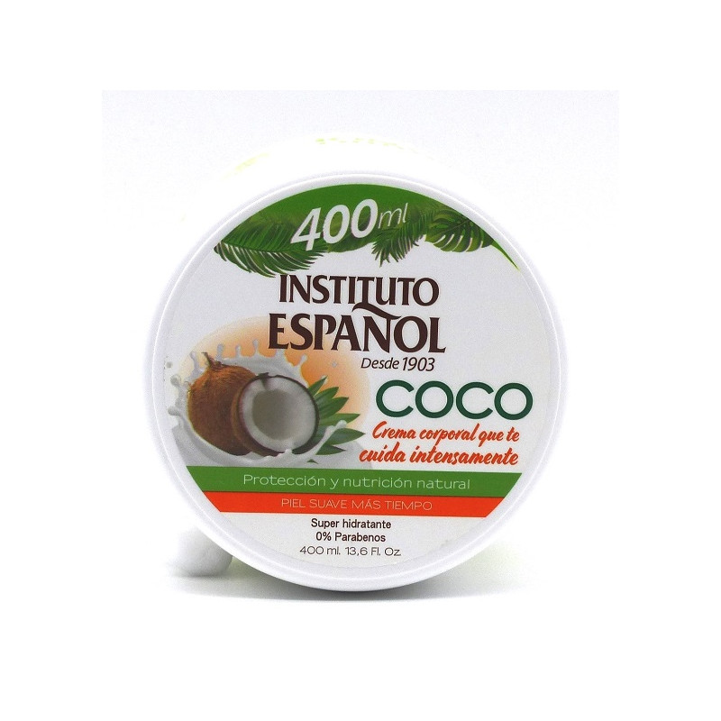 Crema corporal de Coco, 400ml I.Español