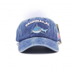 Gorra con visera, adaptable, bordado tiburón,  de  Glöko 5133