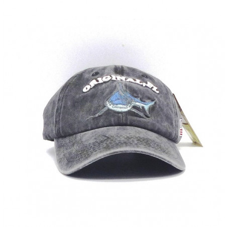 Gorra con visera, adaptable, bordado tiburón, de Glöko 5133