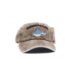Gorra con visera, adaptable, bordado tiburón,  de  Glöko 5133