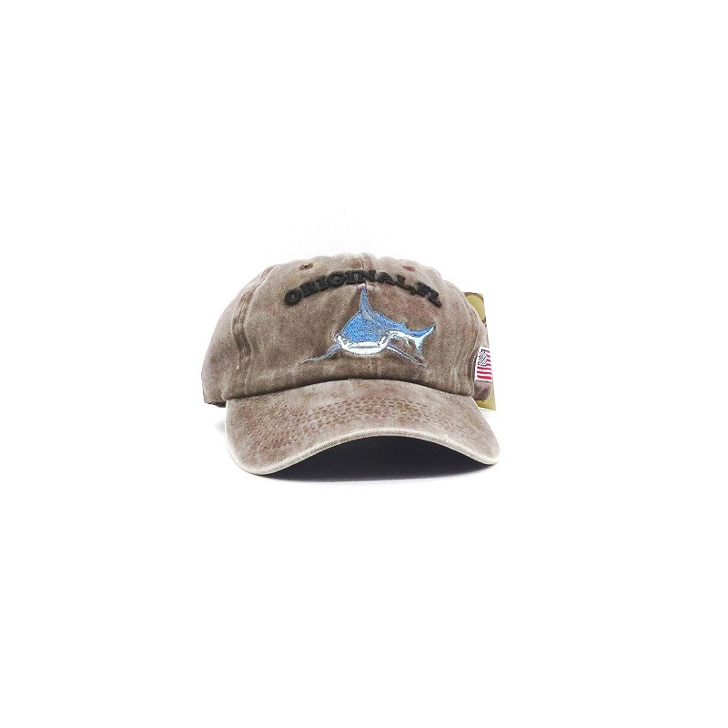 Gorra con visera, adaptable, bordado tiburón,  de  Glöko 5133