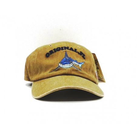 Gorra con visera, adaptable, bordado tiburón, de Glöko 5133