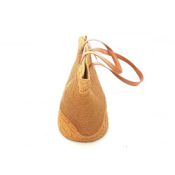 Cesto grande, ligero, de hombro, rígido, fibra vegetal, Privata