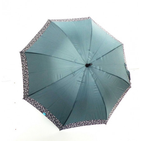 Paraguas, grande, de gayato, anti-viento, automático, con cenefa, Perletti.