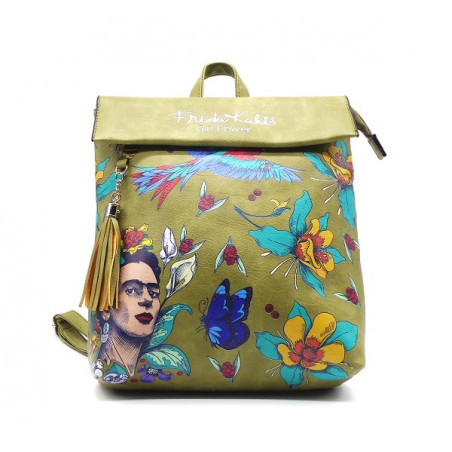 Bolsos diseño, bolsos de marca, Frida Kahlo, mochilas medianas