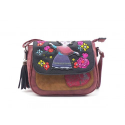 Bolso mediano bandolera, rígido, de Frida Kahlo 207