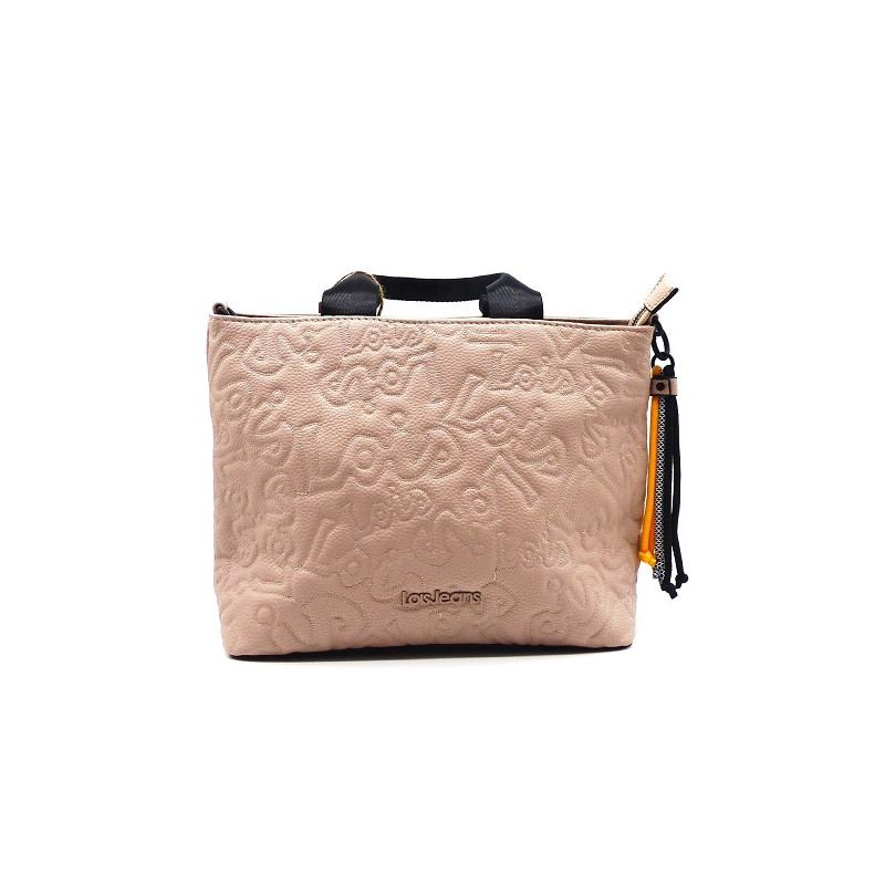 Bolso mediano, de mano o bandolera, rígido, de Lois 081