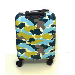 Maleta cabina, ligera,  rigida  con mango telescópico, estampada,  Camo, de Skpat 102