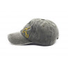 Gorra con visera, adaptable, con agujeros para transpirar, estampado liso, bordado isla, de Gloko 129