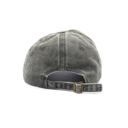 Gorra con visera, adaptable, con agujeros para transpirar, estampado liso, bordado isla, de Gloko 129