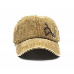 Gorra con visera, adaptable, con agujeros para transpirar, estampado liso, bordado isla, de Gloko 129