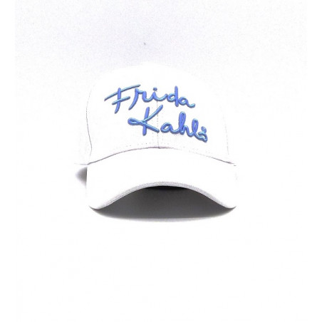 Gorra con visera, adaptable, estampado liso con bordado de Frida, con agujeros transpirables, de Frida Kahlo 5139