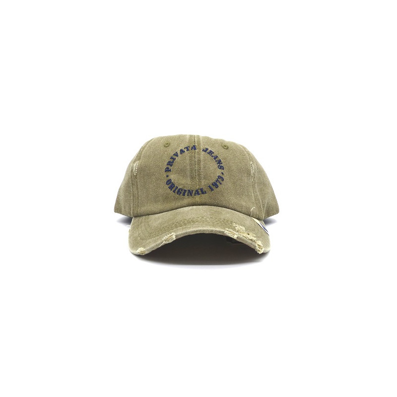 Gorra con visera, adaptable, con agujeros para transpirar, estampado liso, bordado: Privata Jeans-Original 1978 de Privata 308