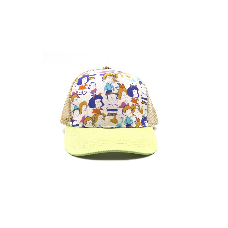 Gorra con visera, adaptable, con rejilla trasera para transpirar, estampado  dibujos Mafalda, 256