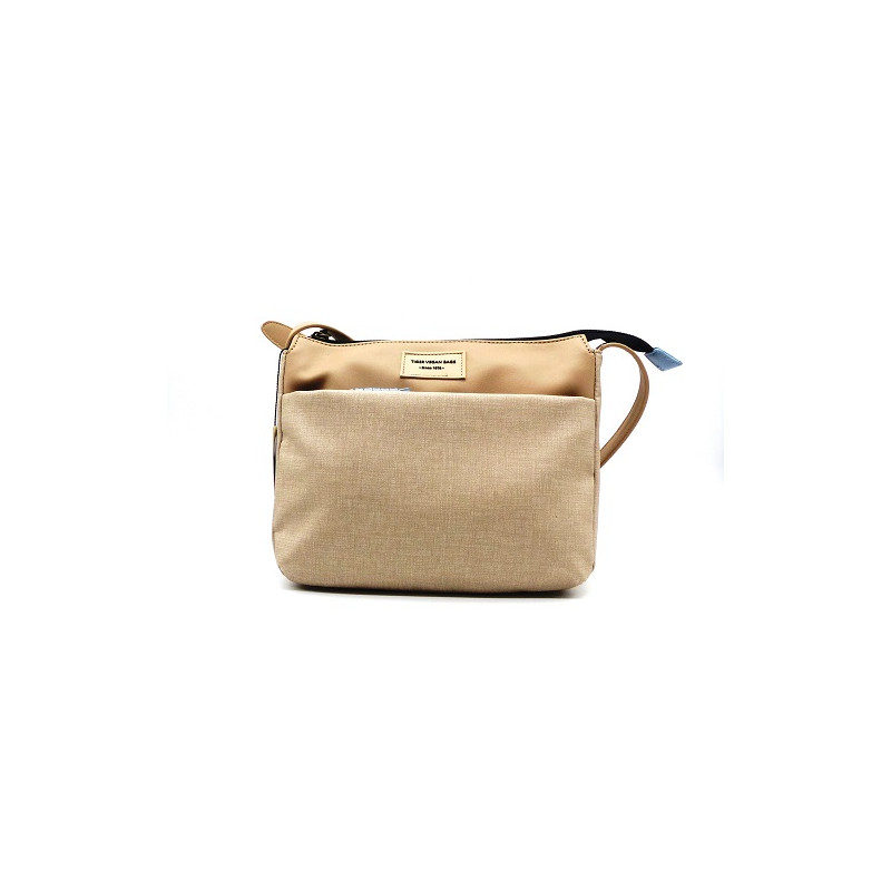 Bolso mediano, de bandolera estrecha regulable,  semirrígido, de poliéster,  de  Tiger, 075