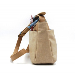 Bolso mediano, de bandolera estrecha regulable,  semirrígido, de poliéster,  de  Tiger, 075