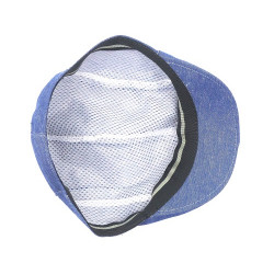 Gorra con visera, flexible,con forro transpirable, azul, de Paula, 231