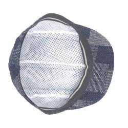 Gorra con visera, flexible, con forro transpirable, azul, de Paula, 309