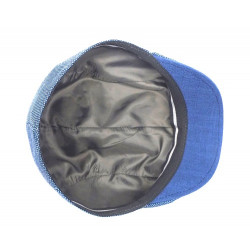 Gorra con visera, flexible, con forro, azul, de Paula, 313