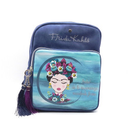 Mochila mediana, rígida, bolso para mujer, bolsos de Frida Kahlo 442
