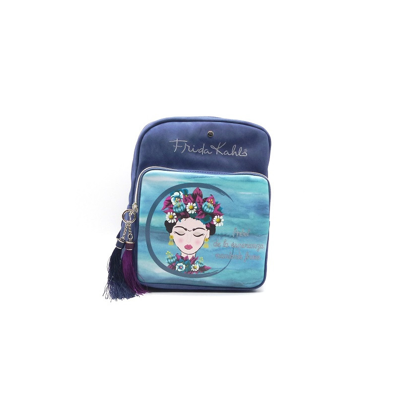Mochila mediana, rígida, bolso para mujer, bolsos de Frida Kahlo 442