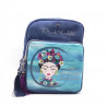 Mochila mediana, rígida, bolso para mujer, bolsos de Frida Kahlo 442