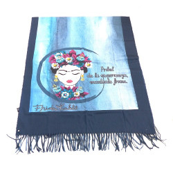 Bufandas mujer, grande, bufandas Frida Kahlo, regalos originales