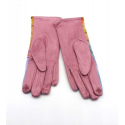 Conjunto de bufanda grande + guantes,  "Edificio del Cementerio" 1914 Paul Klee.