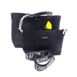 Bolso muy grande, de hombro o bandolera, reversible,  flexible, eco-piel , bolsos Lois, 169