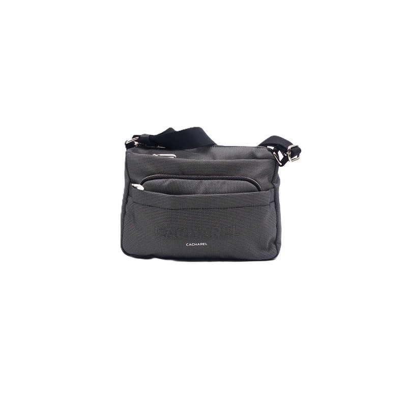 Bolso mediano, de bandolera,  rígido, de nilón , bolsos Cacharel, 507