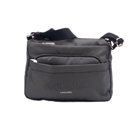 Bolso mediano, de bandolera, rígido, de nilón , bolsos Cacharel, 507