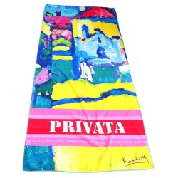 Toalla grande de playa, Diseños de arte, 100% poliéster,  de Privata. 06