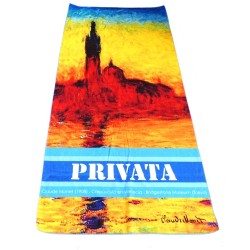 Toalla grande de playa, Diseños de arte, 100% poliéster,  de Privata. 06