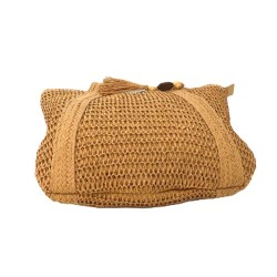 Bolso muy grande, de hombro, mini peso, flexible, de fibra vegetal , bolsos Privata, 419