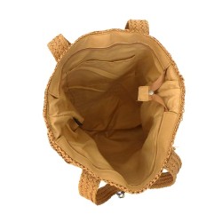 Bolso muy grande, de hombro, mini peso, flexible, de fibra vegetal , bolsos Privata, 419