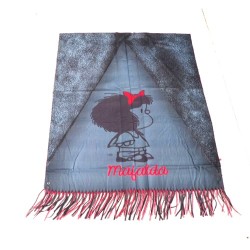 Bufandas mujer, bufandas Mafalda, regalos originales mujer