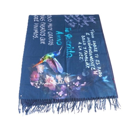 Bufandas mujer, bufandas Frida Kahlo, regalos originales mujer