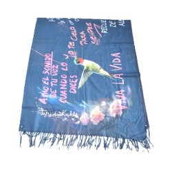Bufandas mujer, grande, complementos Frida Kahlo, regalo original 174