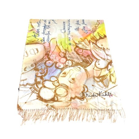 Bufandas mujer, bufandas Frida Kahlo, regalos originales mujer