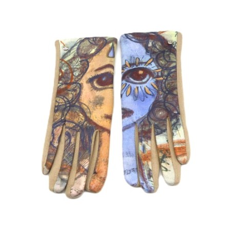 Guantes, guantes Frida Kahlo, regalos mujer