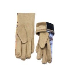 Guantes adaptables, táctiles, regalos mujer, marrón de Frida Kahlo 128
