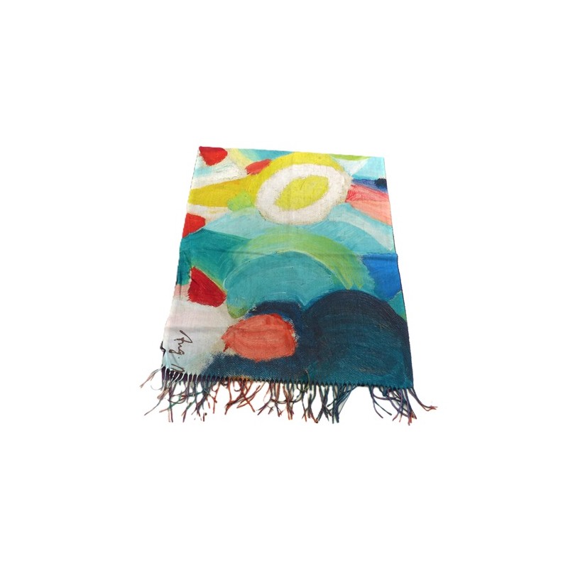 Bufanda grande mas guantes, conjunto arte, complementos Privata 190