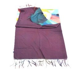 Bufanda grande mas guantes, conjunto arte, complementos Privata 190