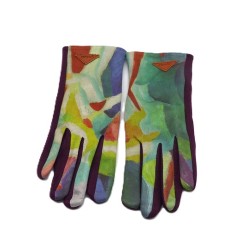 Bufanda grande mas guantes, conjunto arte, complementos Privata 190