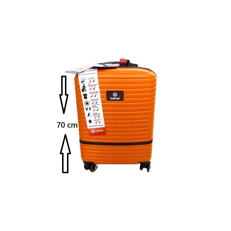 Maleta grande extensible, Benzi