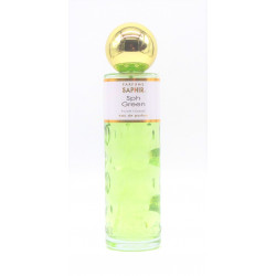 Colonia Sph Green de Saphir, Woman , 200 ml spray. frutal, envase cristal