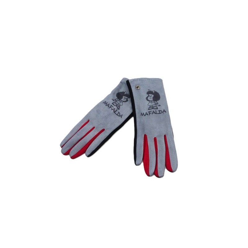 Guantes mujer, guantes Mafalda, guantes táctiles, guantes adaptables