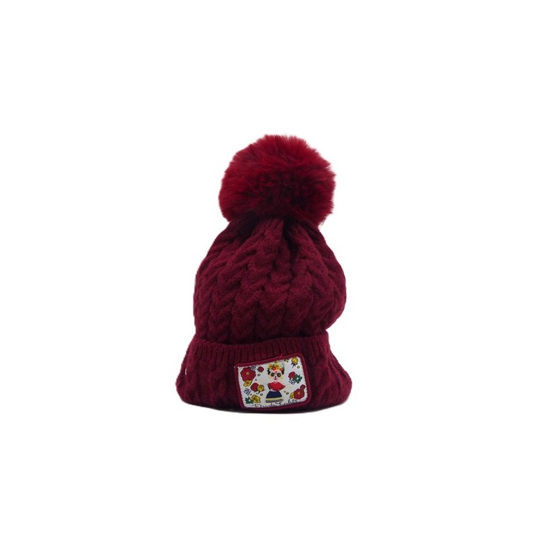 Gorros mujer, Gorros Frida Kahlo, gorros con. pompón Gorros de invierno.