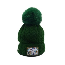 Gorro adaptable, con pompón, con forro de pelo, de Frida Kahlo